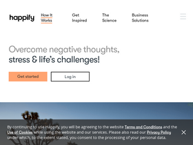 'my.happify.com' screenshot