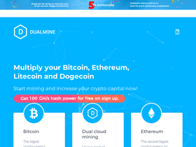 'dualmine.com' screenshot