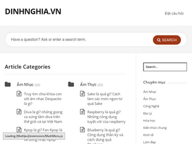 'dinhnghia.vn' screenshot