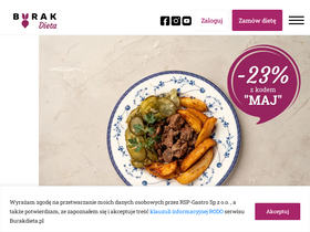 'burakdieta.pl' screenshot