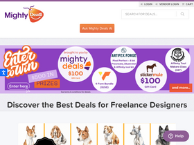 'mightydeals.com' screenshot