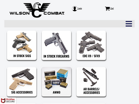 'shopwilsoncombat.com' screenshot