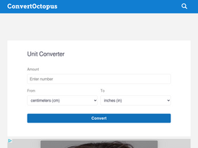 'convertoctopus.com' screenshot