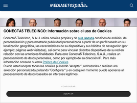 'mediaset.es' screenshot