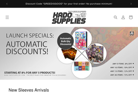 Kadosupplies homepage screenshot