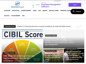 'businessleague.in' screenshot