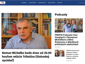 'veci-verejne.sk' screenshot