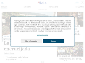 'deia.eus' screenshot