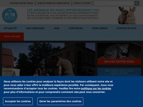 'petafrance.com' screenshot