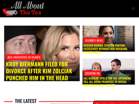 'allaboutthetea.com' screenshot