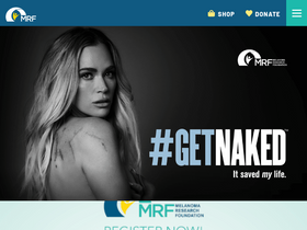 'melanoma.org' screenshot
