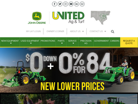 'unitedagandturf.com' screenshot