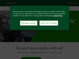 'morethan.com' screenshot
