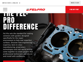 'felpro.com' screenshot