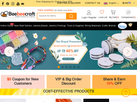 'beebeecraft.com' screenshot