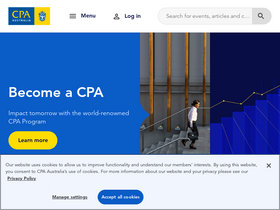 'cpaaustralia.com.au' screenshot
