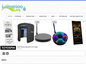 'lameteo.org' screenshot