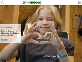 'thehuddle.com' screenshot