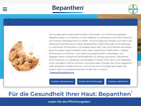 'bepanthen.ch' screenshot