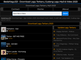 'bedahlagu123.cc' screenshot