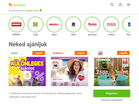 'kimbino.hu' screenshot