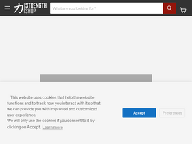 'strengthshop.eu' screenshot