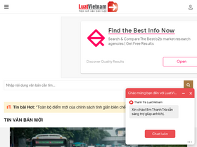 'luatvietnam.vn' screenshot