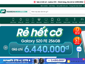 'hoanghamobile.com' screenshot