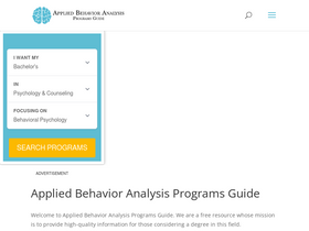 'appliedbehavioranalysisprograms.com' screenshot