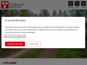 'hudiksvall.se' screenshot