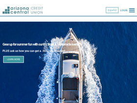 'azcentralcu.org' screenshot