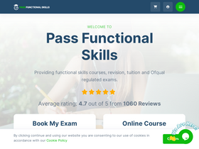 'passfunctionalskills.co.uk' screenshot