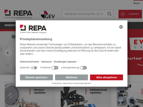 'gev-online.com' screenshot