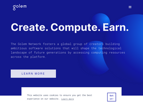 'golem.network' screenshot