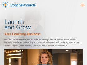 'coachesconsole.com' screenshot