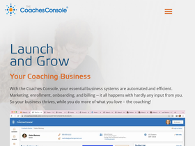 'coachesconsole.com' screenshot