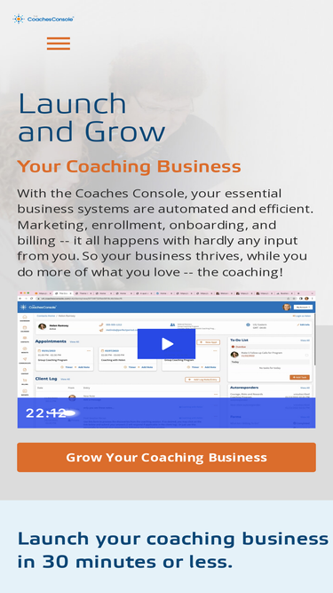 coachesconsole.com
