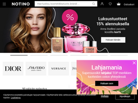 'notino.fi' screenshot