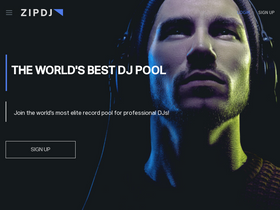 'zipdj.com' screenshot