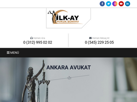'ilkayhukukburosu.com' screenshot