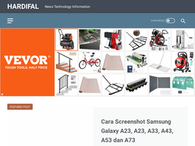'hardifal.com' screenshot