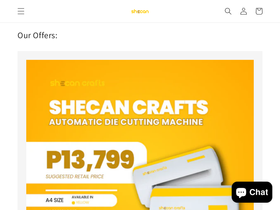 shecancrafts.com homepage screenshot