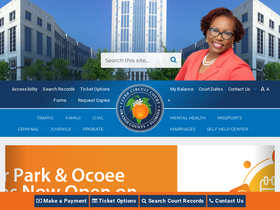 'myorangeclerk.com' screenshot