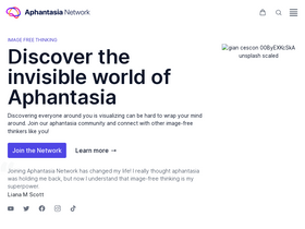 'aphantasia.com' screenshot