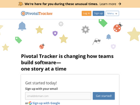 'pivotaltracker.com' screenshot