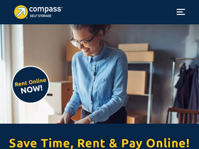 'compassselfstorage.com' screenshot
