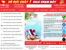 'baochauelec.com' screenshot