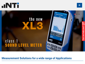 'nti-audio.com' screenshot