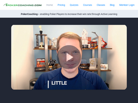 'pokercoaching.com' screenshot
