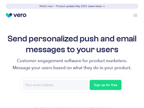 'getvero.com' screenshot